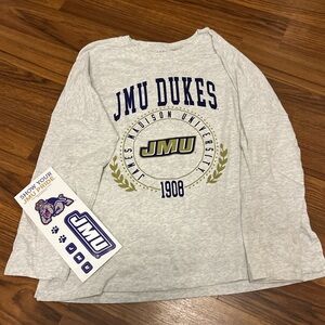 JMU Dukes Long Sleeve Shirt (+stickers)